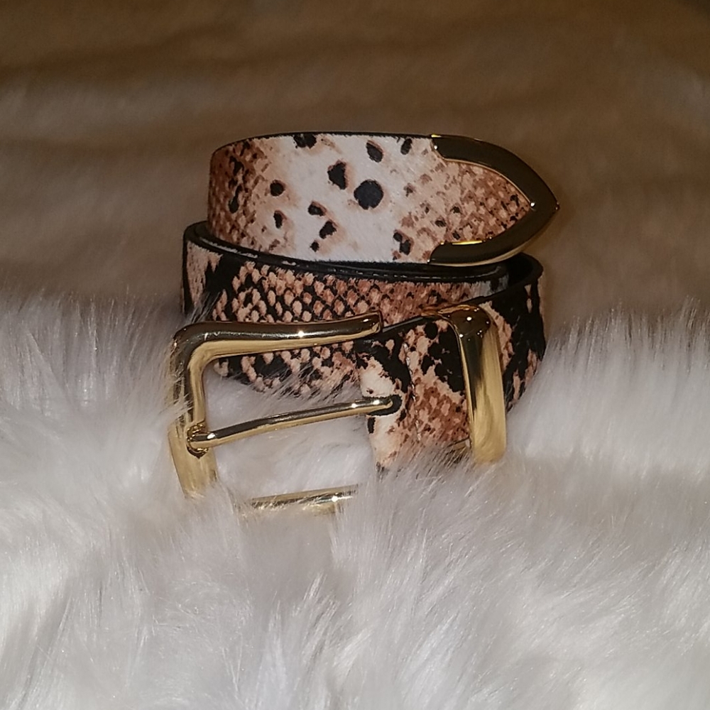 Topshop snakeskin belt